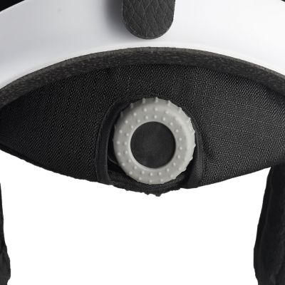 Black CreviceVisierhelm - weiß