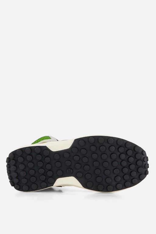 Vingino Vito Mid Sneakers groen Leer