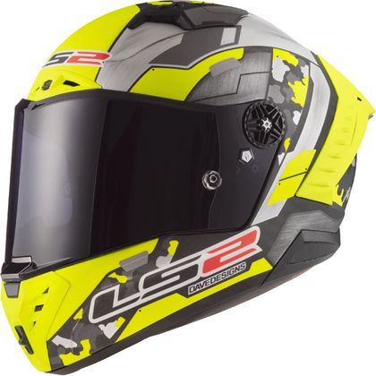 Casque LS2 FF805 THUNDER CARBON - SPACE - Jaune / Noir