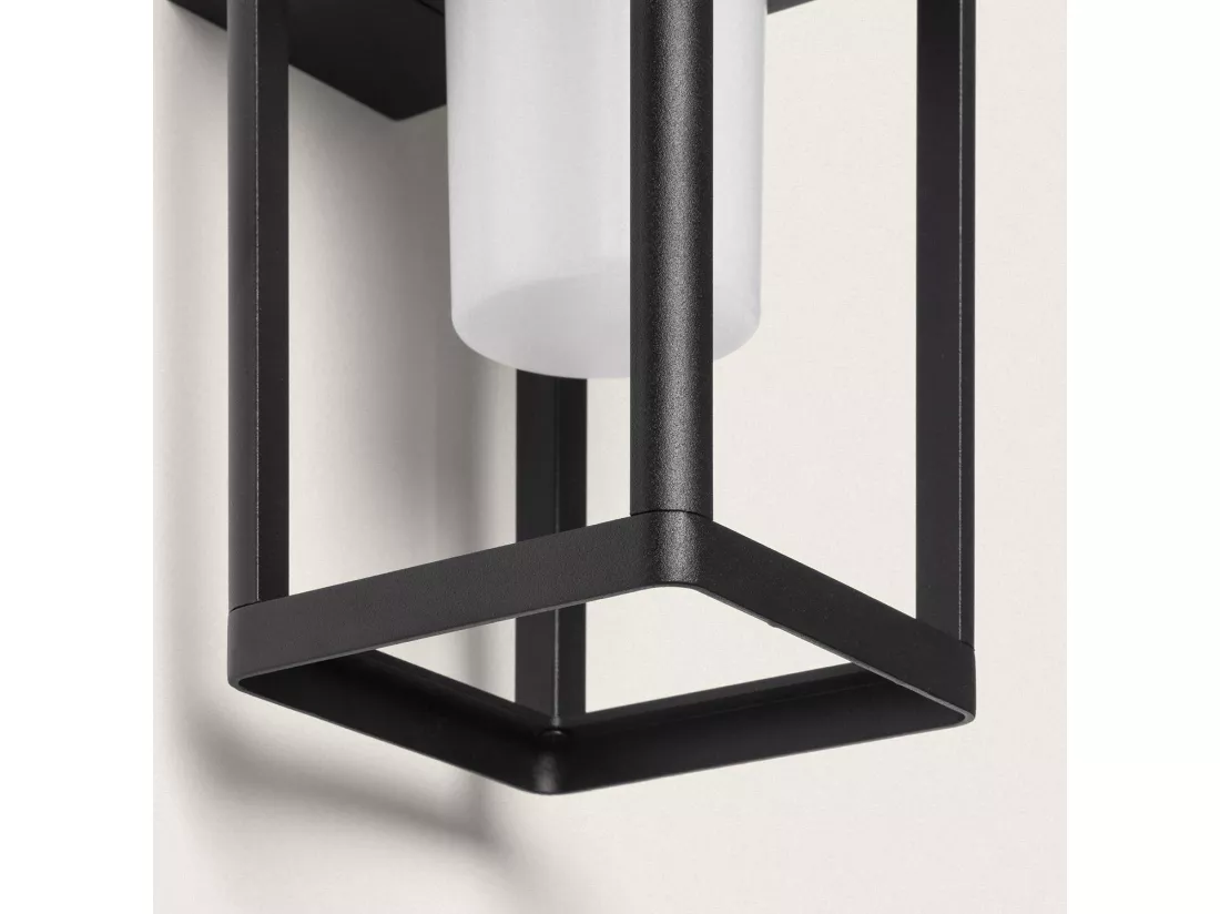 Applique Murale Extérieur Solaire LED 2.5W Aluminium avec Détecteur de Mouvement Devah Noir