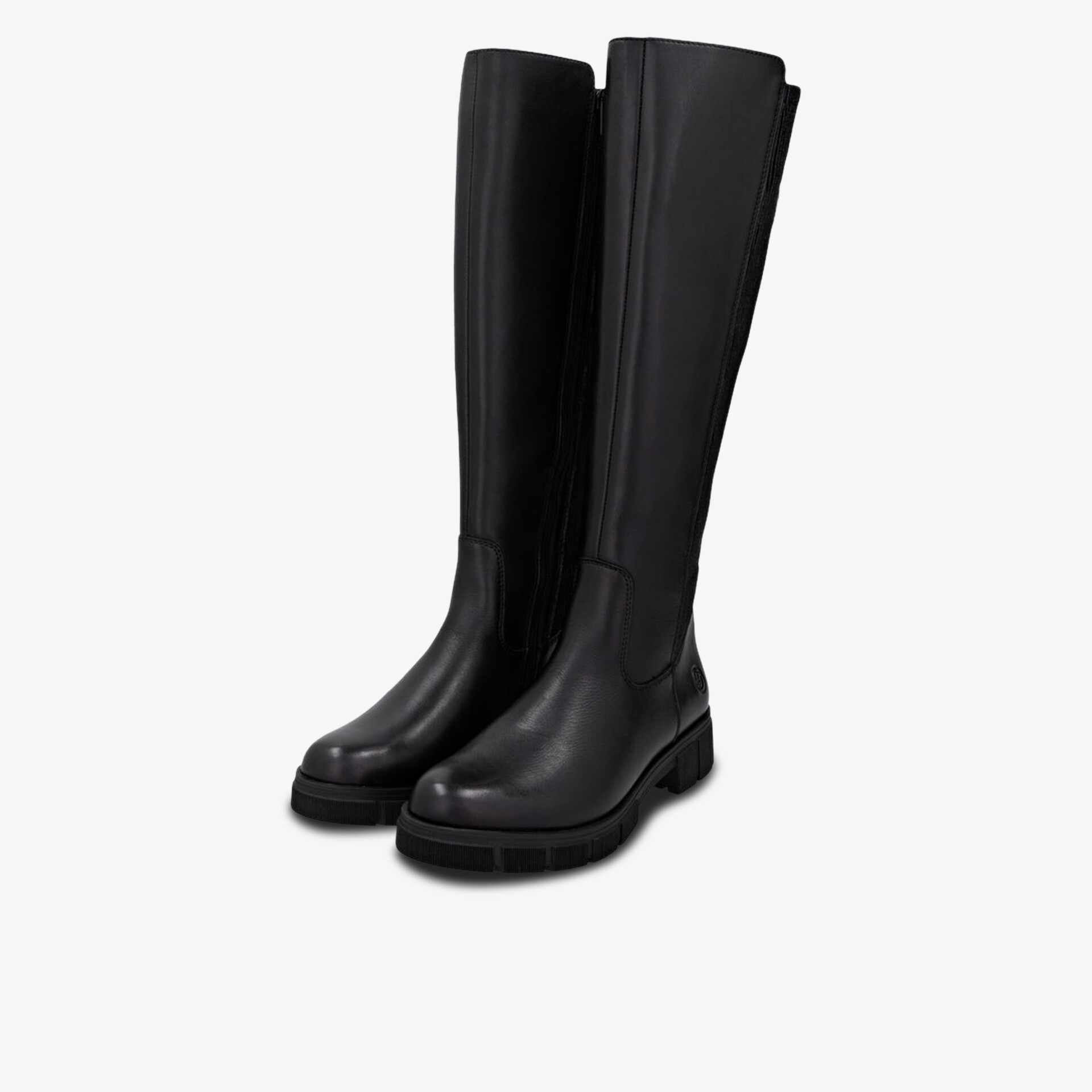 remonte Damen klassische Stiefel schwarz