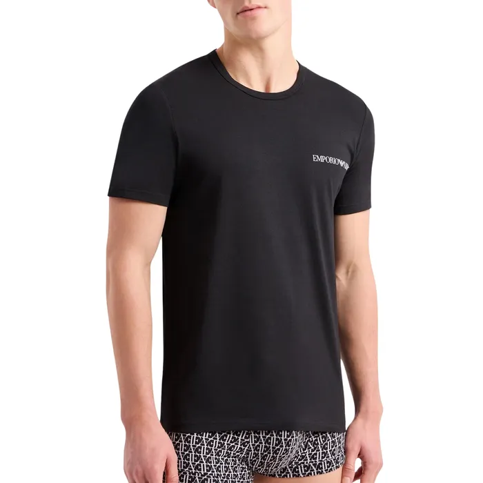 Emporio Armani Core Logo Crew Shirts Heren (2-pack)