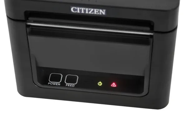 Citizen CT-E351 - Kvitteringsprinter - to-farvet (monokrom) - direkte termisk - Rulle (8 cm), Rulle (5,8 cm) - 203 dpi - op til 250 mm/sek. - USB, RS232C - skærer - sort