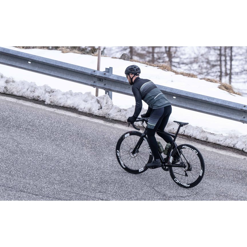 Rogelli Hero II Bibtights, Sort/grøn