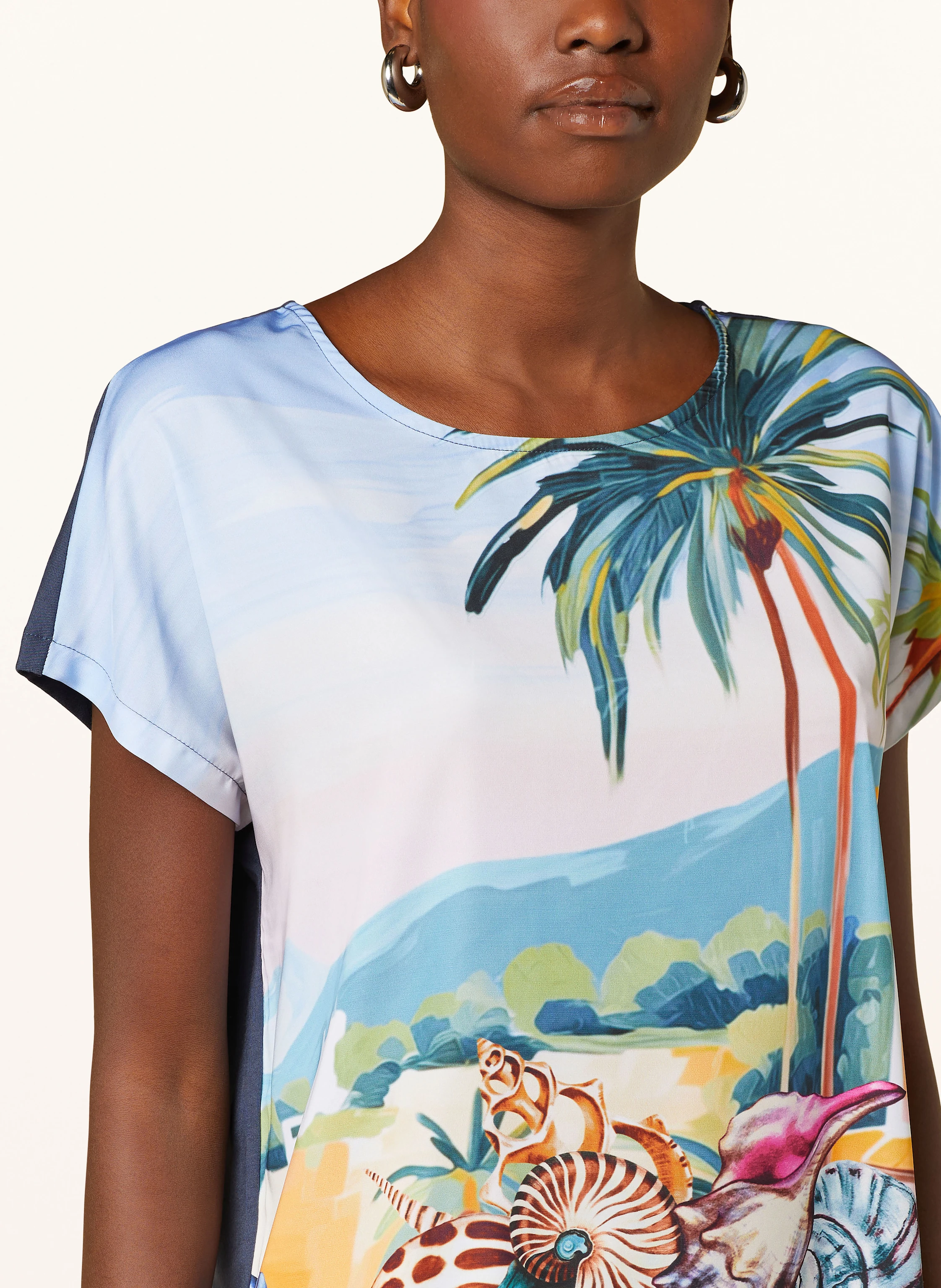 Princess GOES HOLLYWOOD T-Shirt im Materialmix