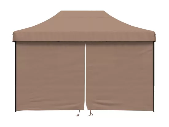 Tente de réception pliable escamotable avec 4 parois latérales