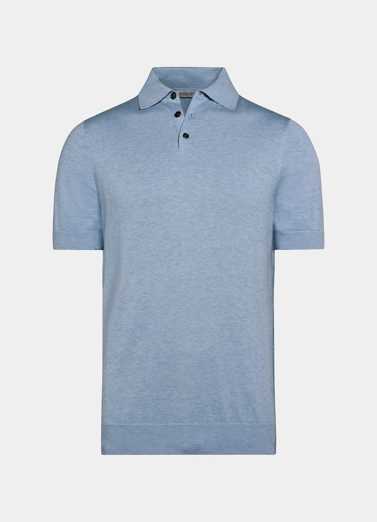 Polo bleu clair
