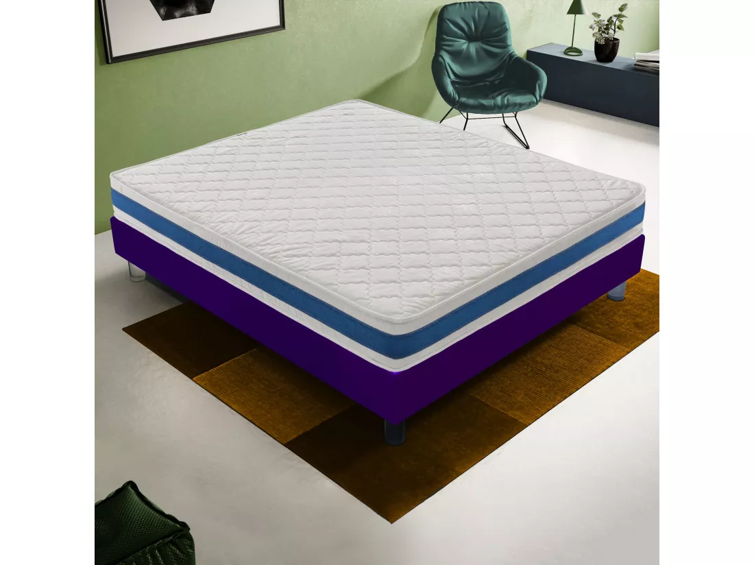 Matelas en mousse - réversible - 11 zones de confort – niveau de rigidité H4 100x190 cm