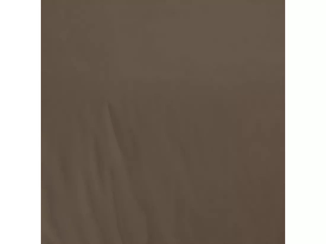 Housse de couette en coton 57 fils unie taupe 260x240cm