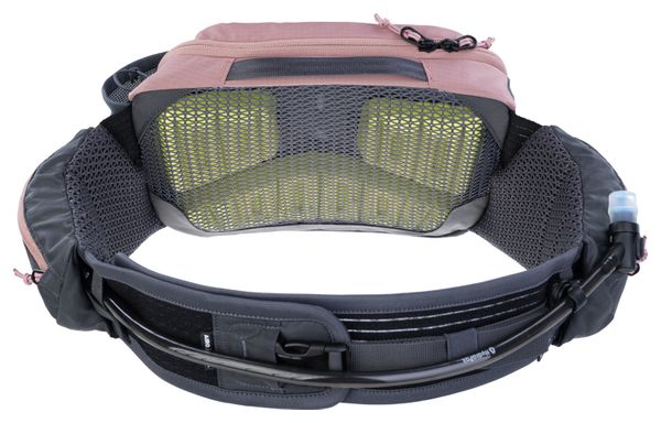 Ceinture Banane VTT Evoc Pro 3 Gris/Rose   Poche à Eau 1.5L