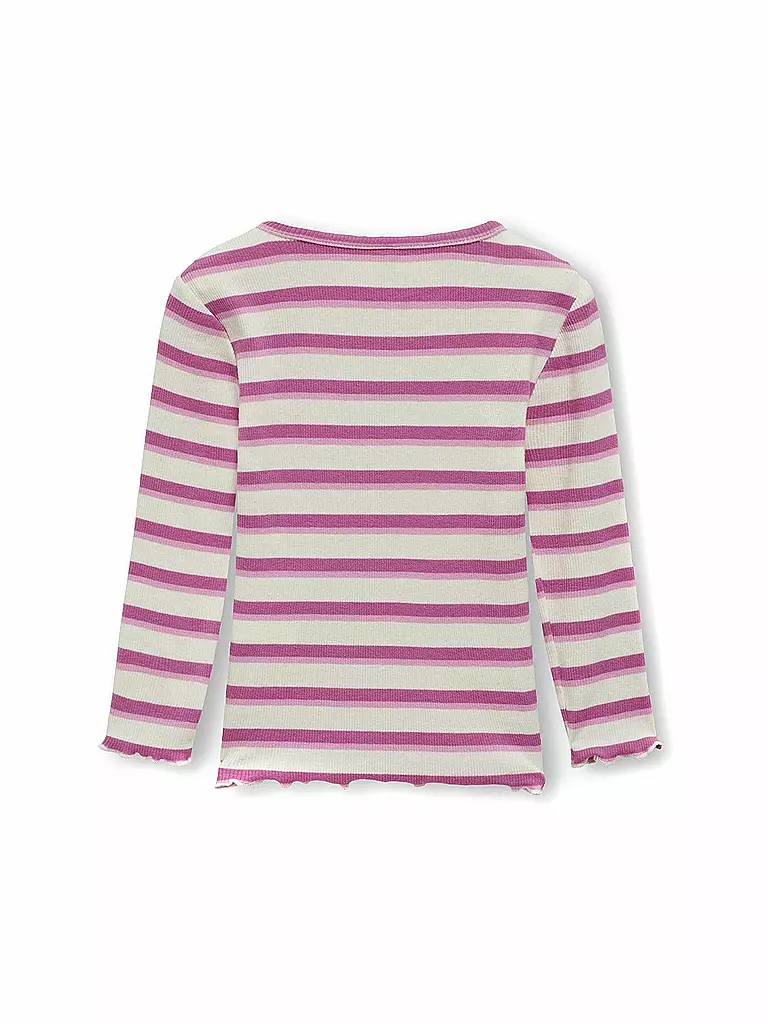 ONLY Mädchen Langarmshirt KMGEVIG weiss