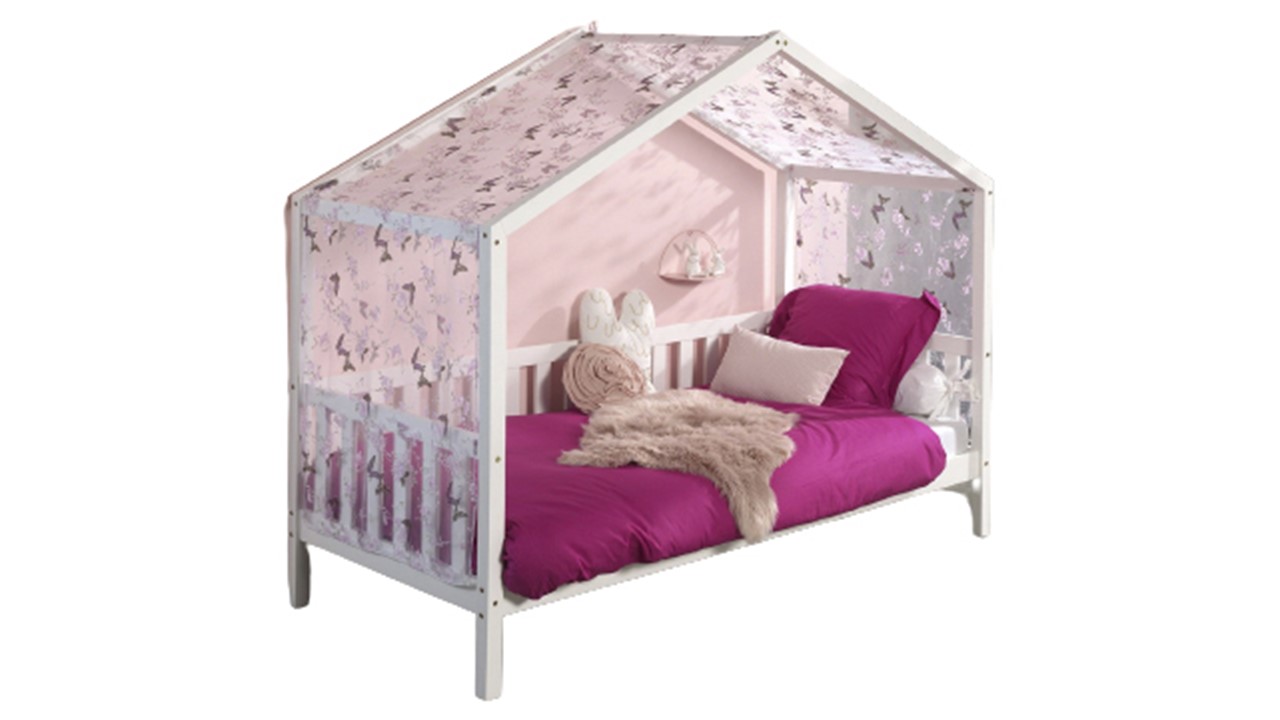 Huisbed Dallas met textielset white