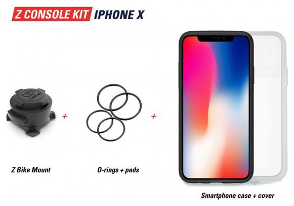 Coque de Smartphone Zéfal Z Console iPhone X   Support Z Bike Mount Noir