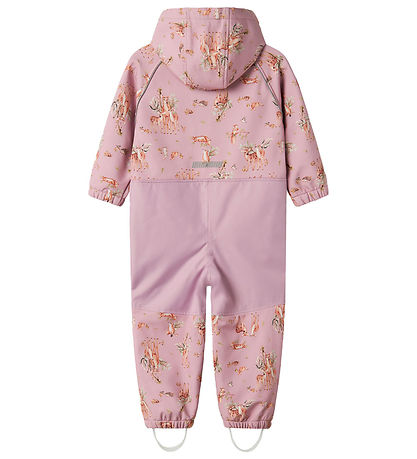 Name It Softshelldragt m. Fleece - NmfAlfa08 - Mauve Shadows/WOO