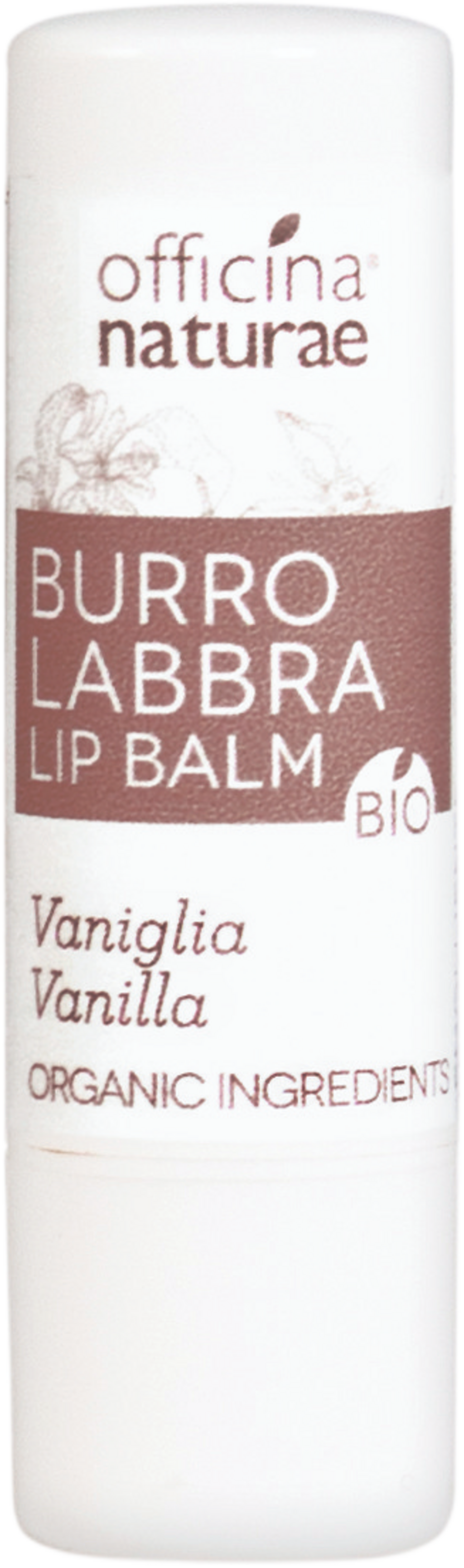 Officina Naturae  Organic Nourishing Lip Balm Vanilla, 5 g
