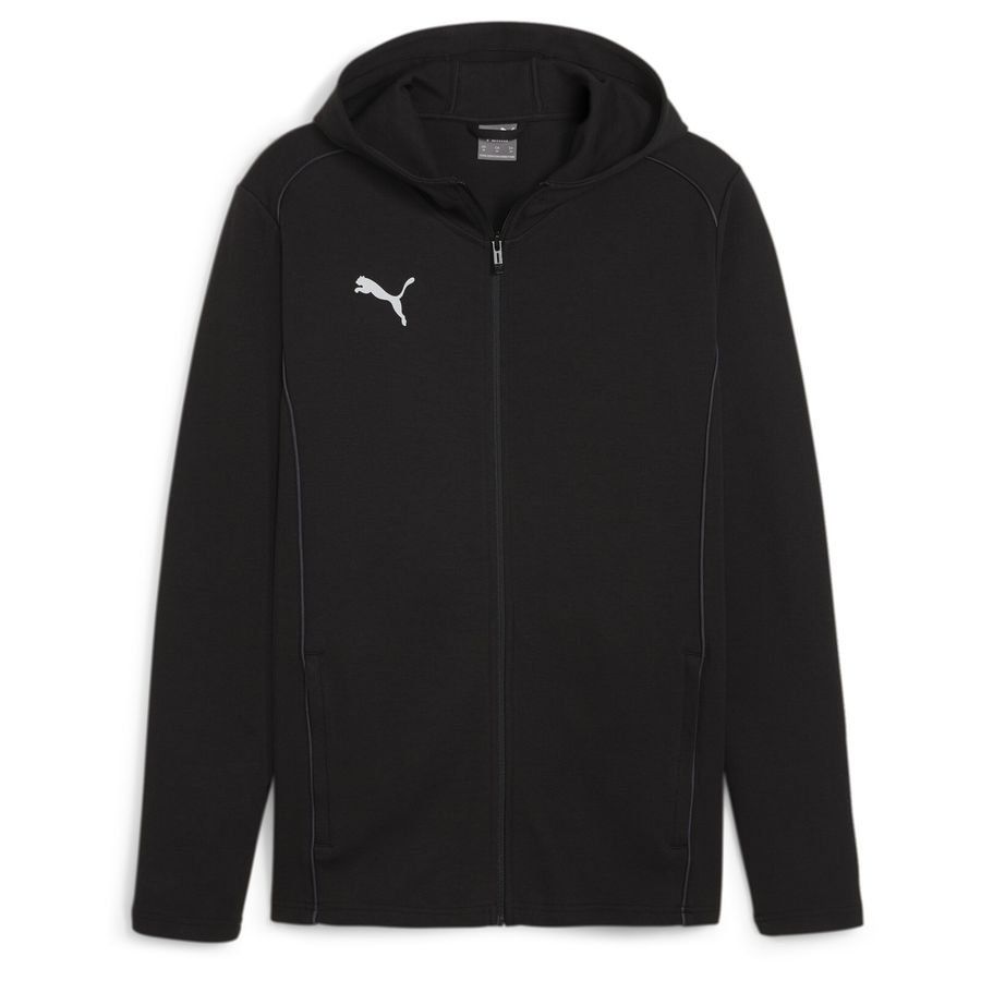 PUMA Sweat à Capuche teamFINAL Casuals Full Zip - Noir/Argenté