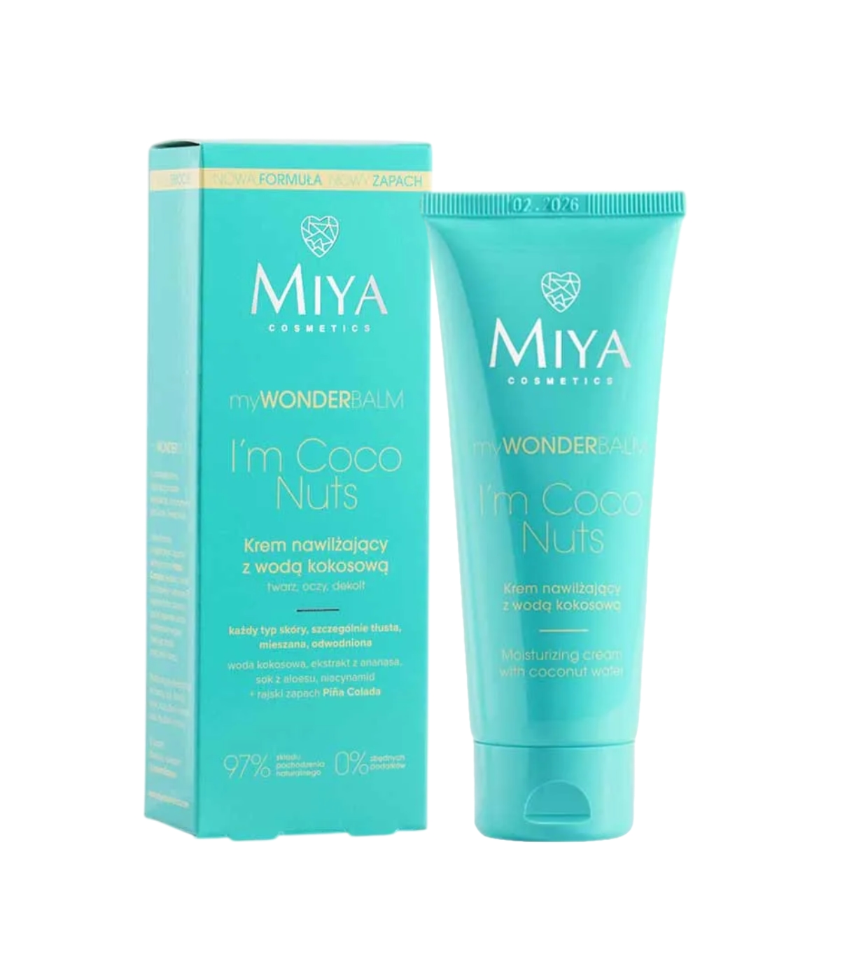 Miya Cosmetics - Creme hidratante facial MyWONDERBALM - I’m Coco Nuts