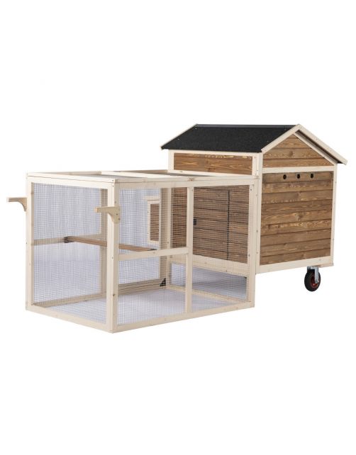 Adori Kippenhok Dexter - Kippenhok - 205x123x112 cm Houtkleur