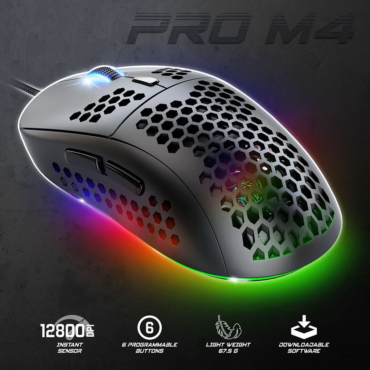 Spirit of Gamer Pro-M4 (Noir)
