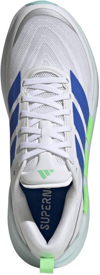 Adidas Performance Supernova Glide hardloopschoenen lichtblauw wit