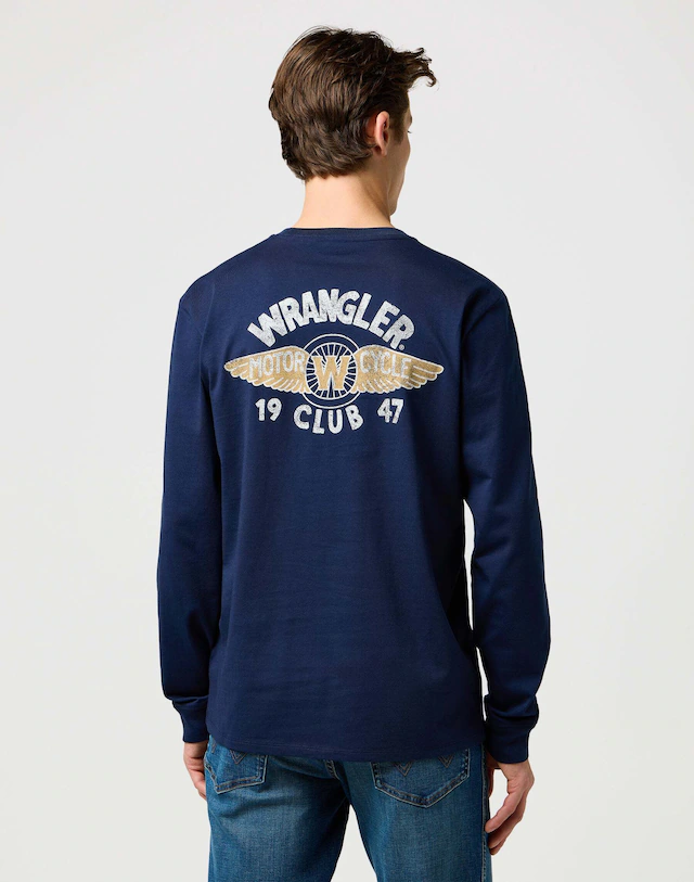 Wrangler Langarmshirt »WRANGLER Langarmshirt Ls Americana Tee«