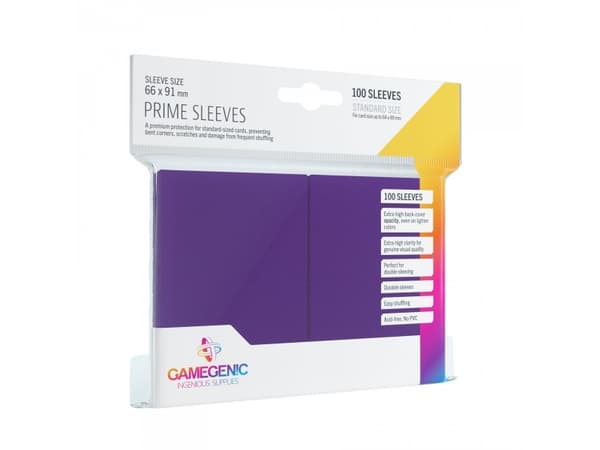 GameGenic Prime Sleeves Purple