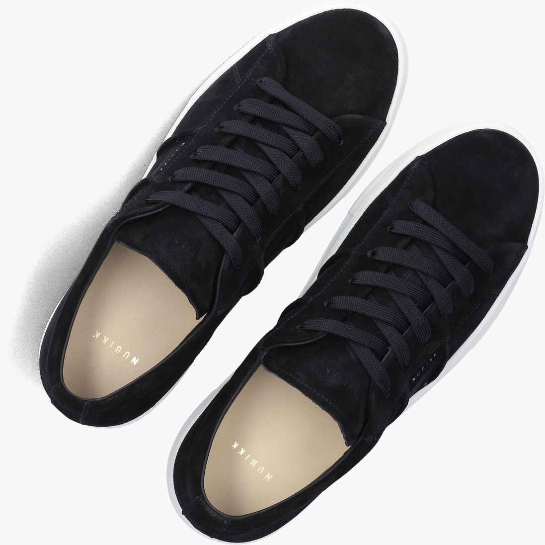 blauwe nubikk lage sneakers jagger morris