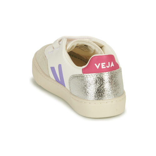 Veja - SMALL V-12 - Blanc / Parme