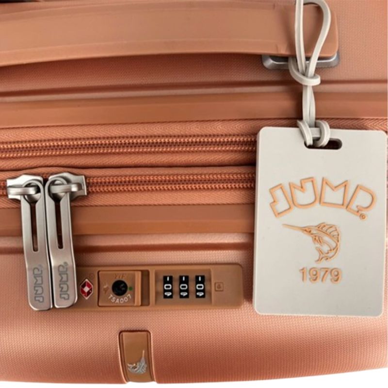 Valise rigide extensible Évaé 76 cm Rose Pale