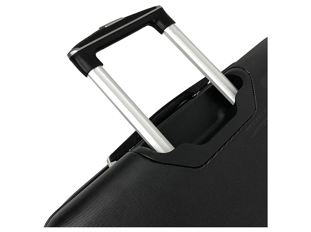 MALA DE VIAGEM GRANDE RÍGIDA AIRPORT PRETO 8 RODAS 75CM