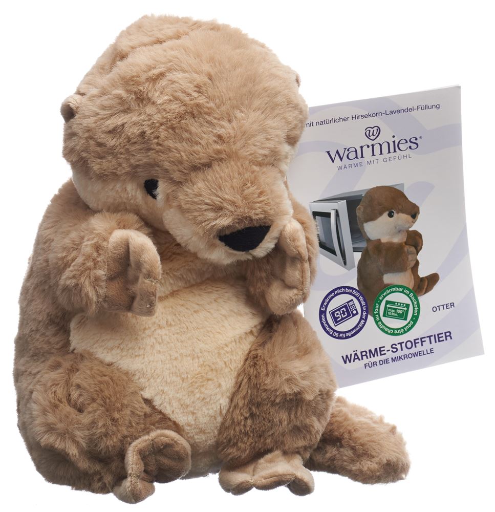 WARMIES Wärme-Stofftier<br>1 Stück, Otter Lavendel-Füllung removable pack