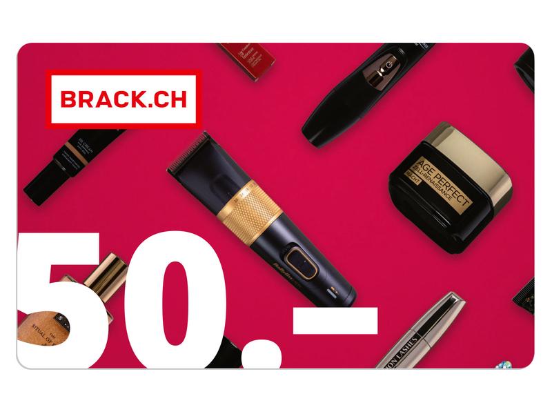 BRACK.CH Geschenkkarte CHF 50.- im Beauty-Design Physische Geschenkkarte – Freude schenken!