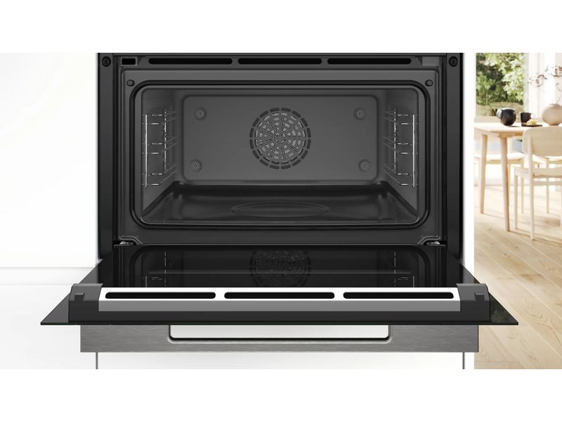 Bosch Einbaubackofen CSG7584B1 Schwarz A Einbau-Kompaktdampfbackofen
