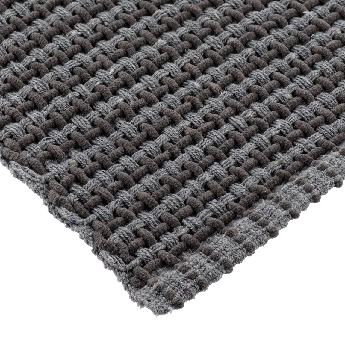 Tapis de salon coton (50 x 90 cm) Mimetisme Gris clair
