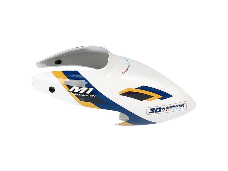 OMPHobby Kabinenhaube Weiss M1 Evo Ersatzteil für OMP M1 Evo Heli