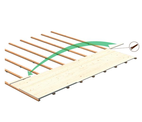 Palmako Fußboden für Gartenhaus Britta