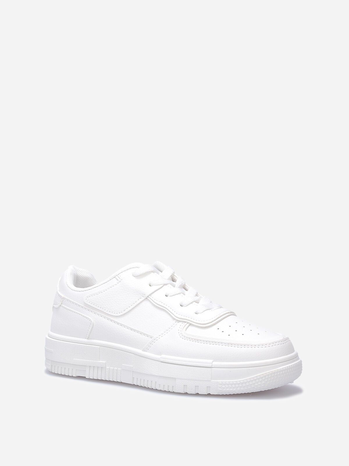Baskets à plateforme- Blanc