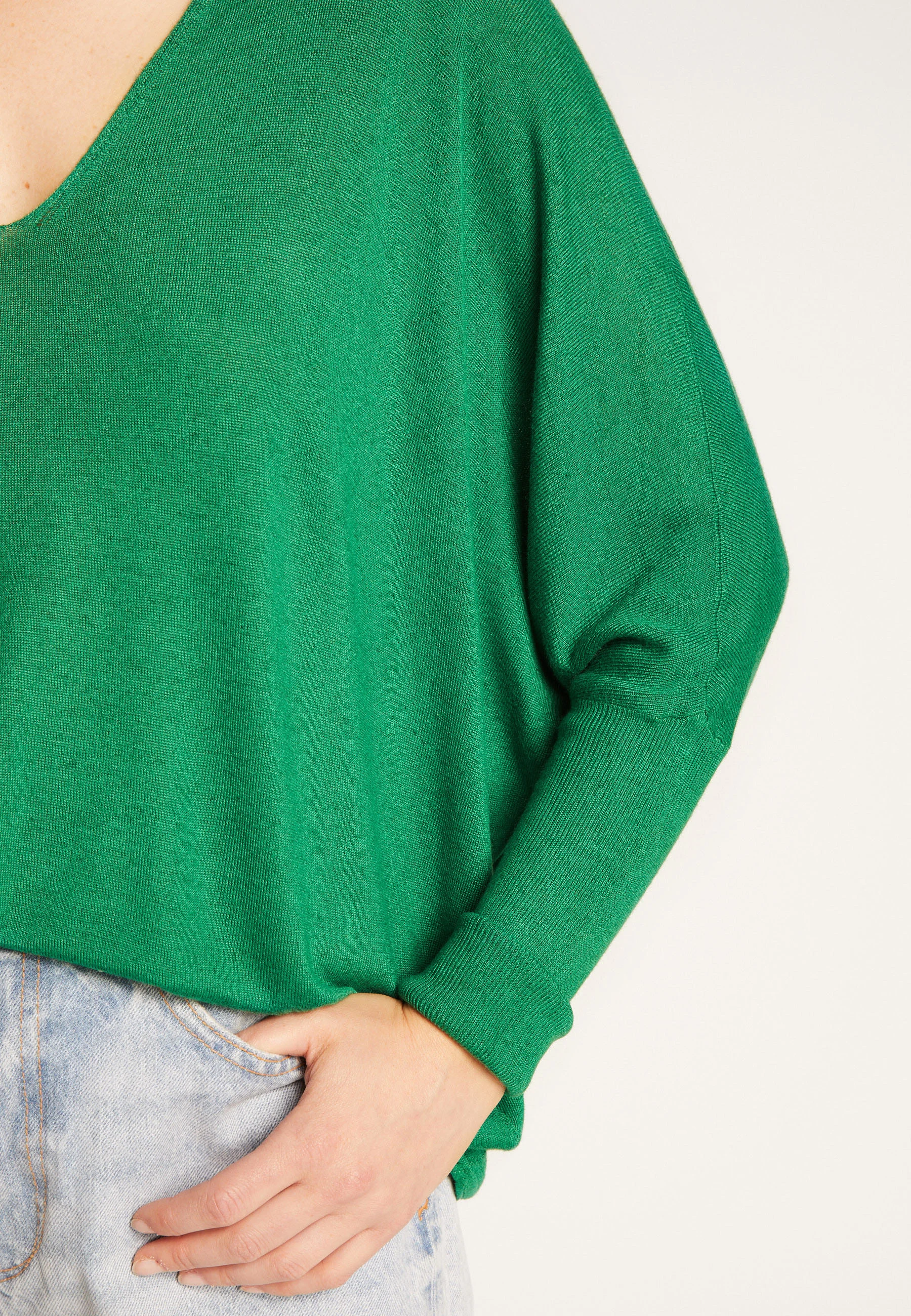 RICAAH24 - T-shirten fibre de bambou cachemire | Vert