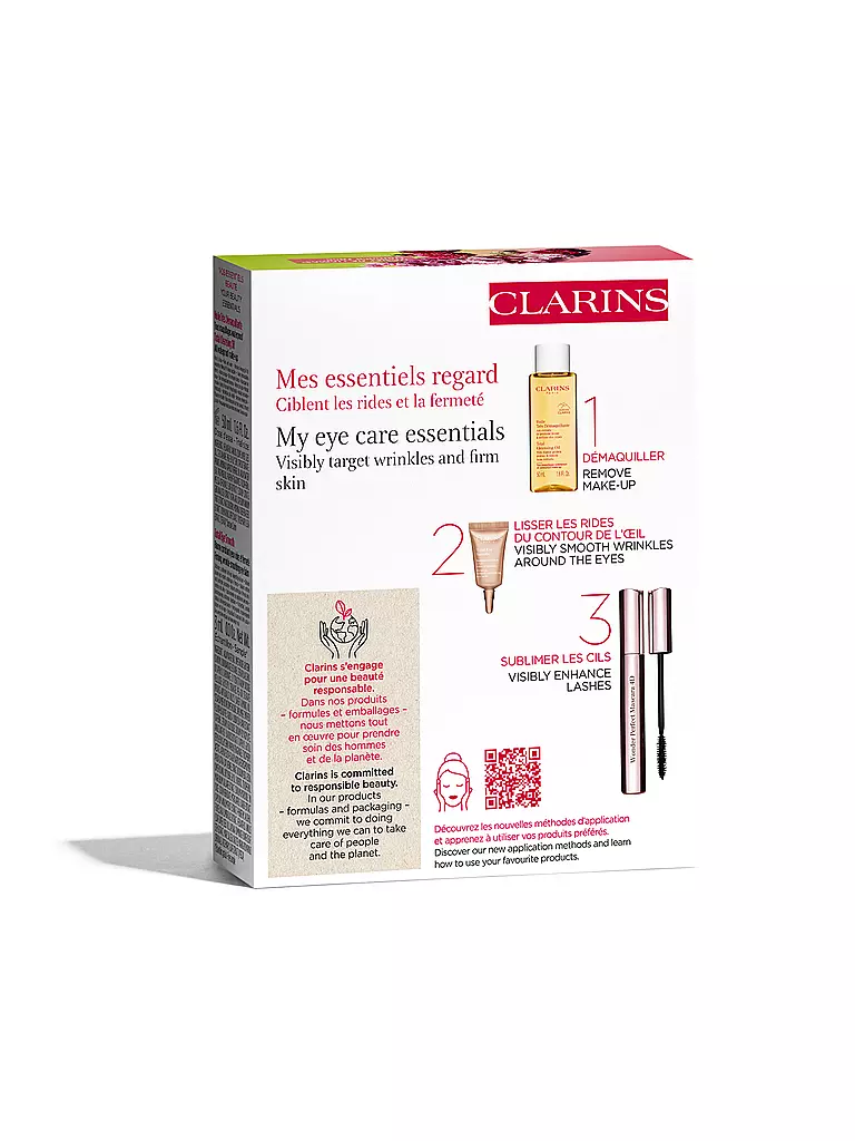 CLARINS Geschenkset - Wonder Perfect 4D Mascara Set 50ml / 8ml / 3ml / 0,9ml keine Farbe