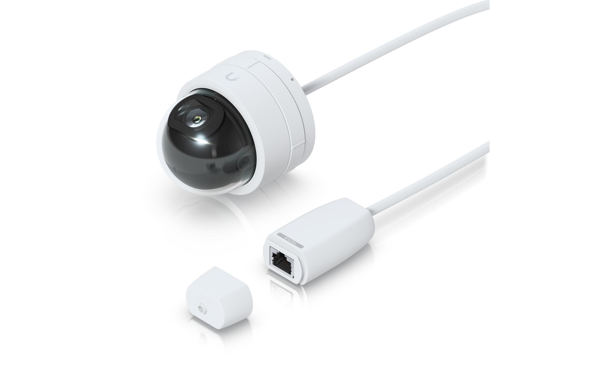 Netzwerkkamera UVC-G5-Dome-Ultra WeissUltrakompakte und manipulationssichere 2K-HD-PoE-Kamera mit Nachtsichtfunktion für die Sicherheit in Innenräumen