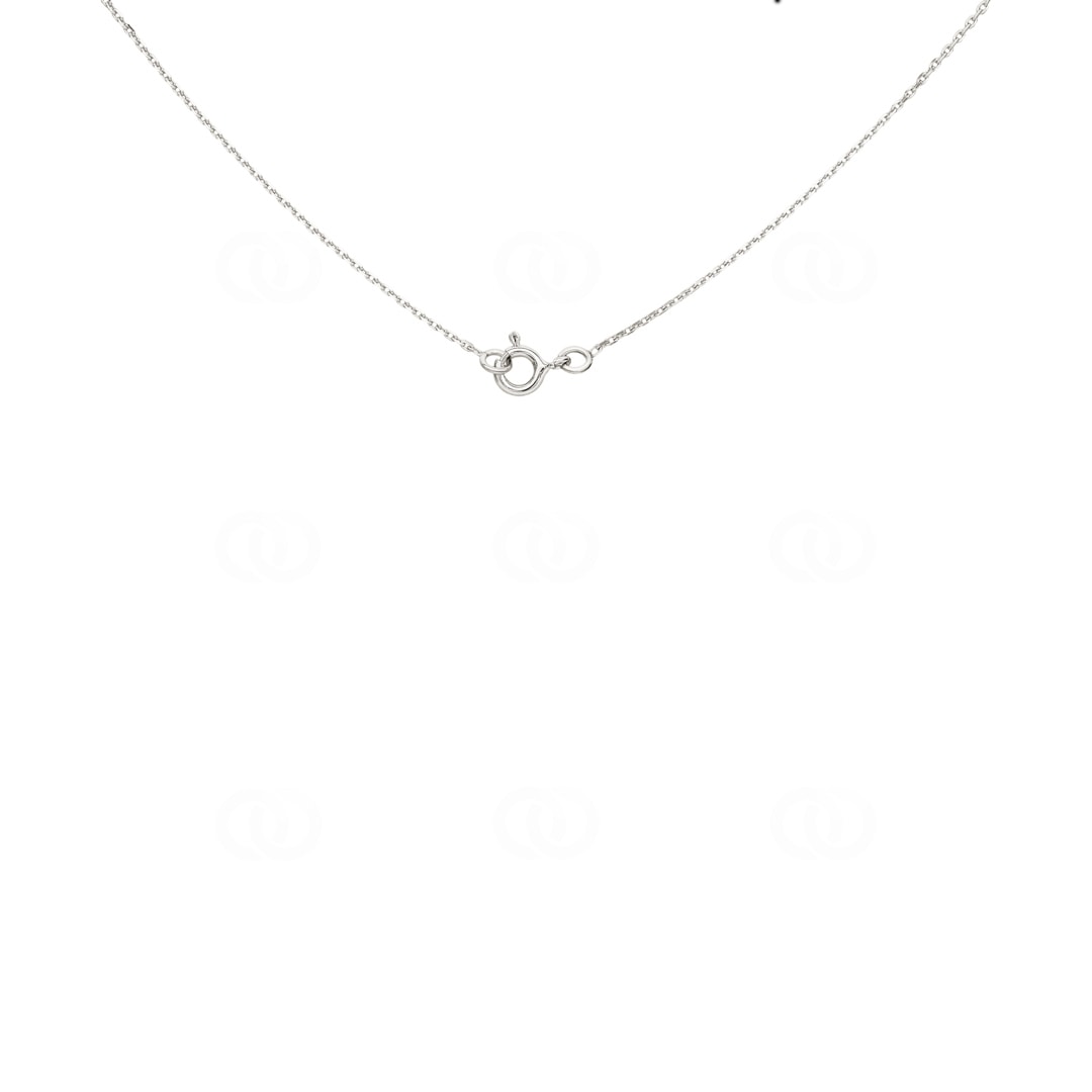 Collier mit Anhänger 925 Silber rhodiniert 42cm