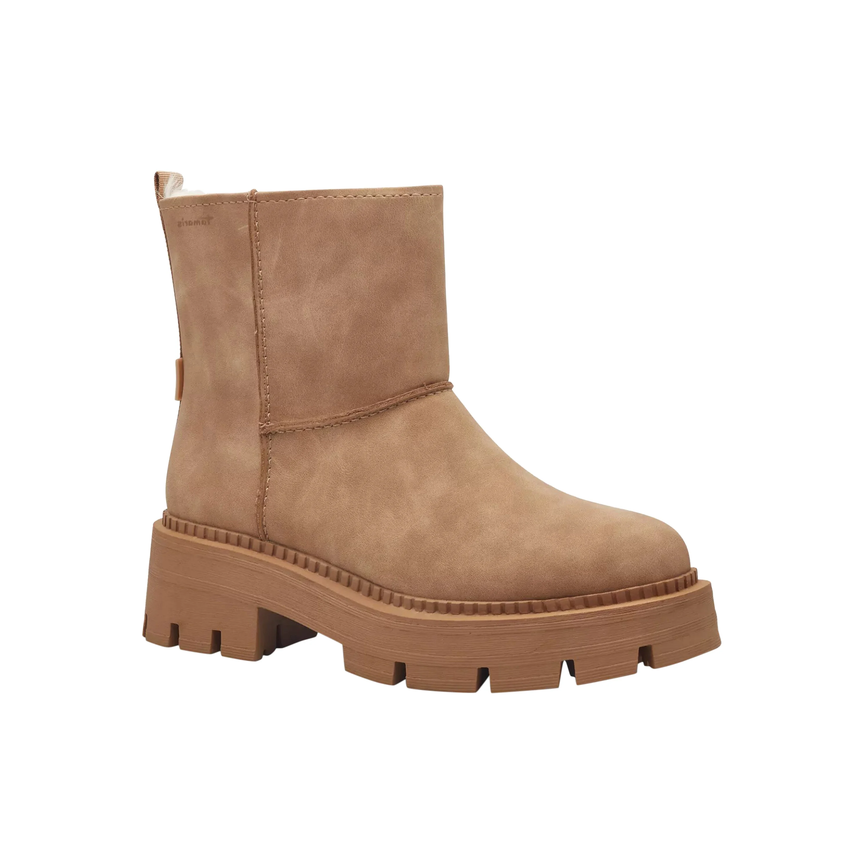 Bottines à zip | Marron