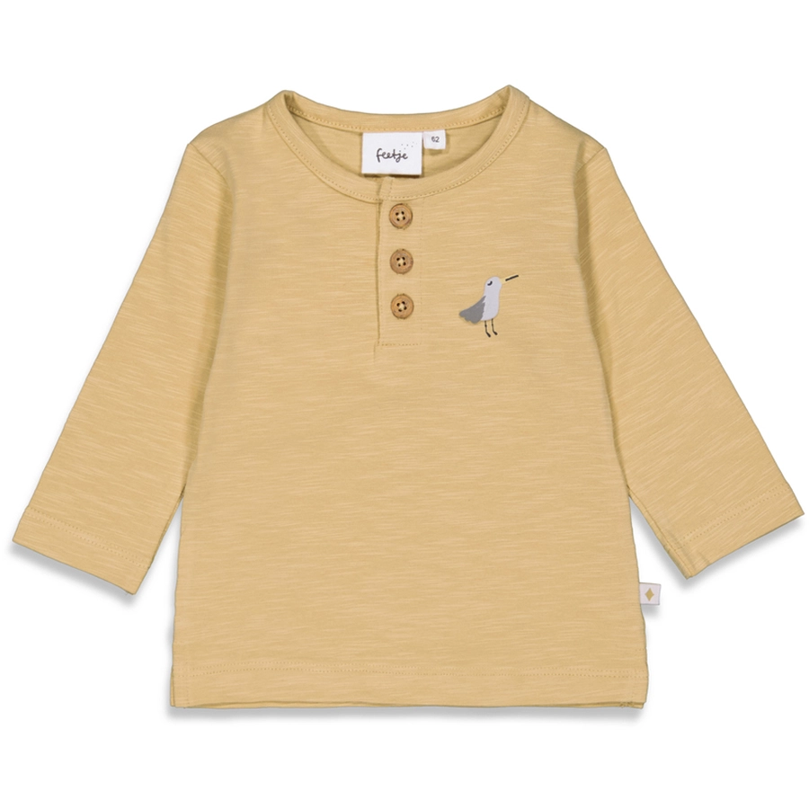 Feetje Langarmshirt Beach Days Sand Melange