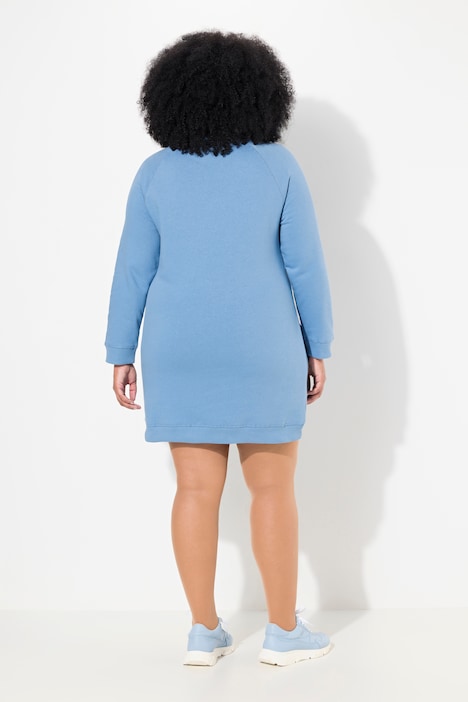 Sweatkleid, Stehkragen, Langarm, Taschen