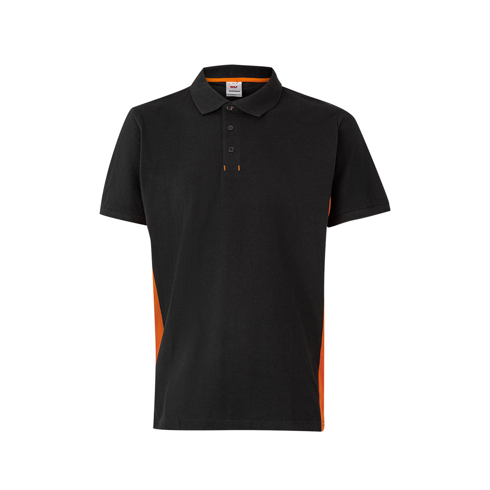 Velilla 36039 - Polo piqué bicolore (180g/m²), manches courtes, en coton (60%) et polyester (40%)