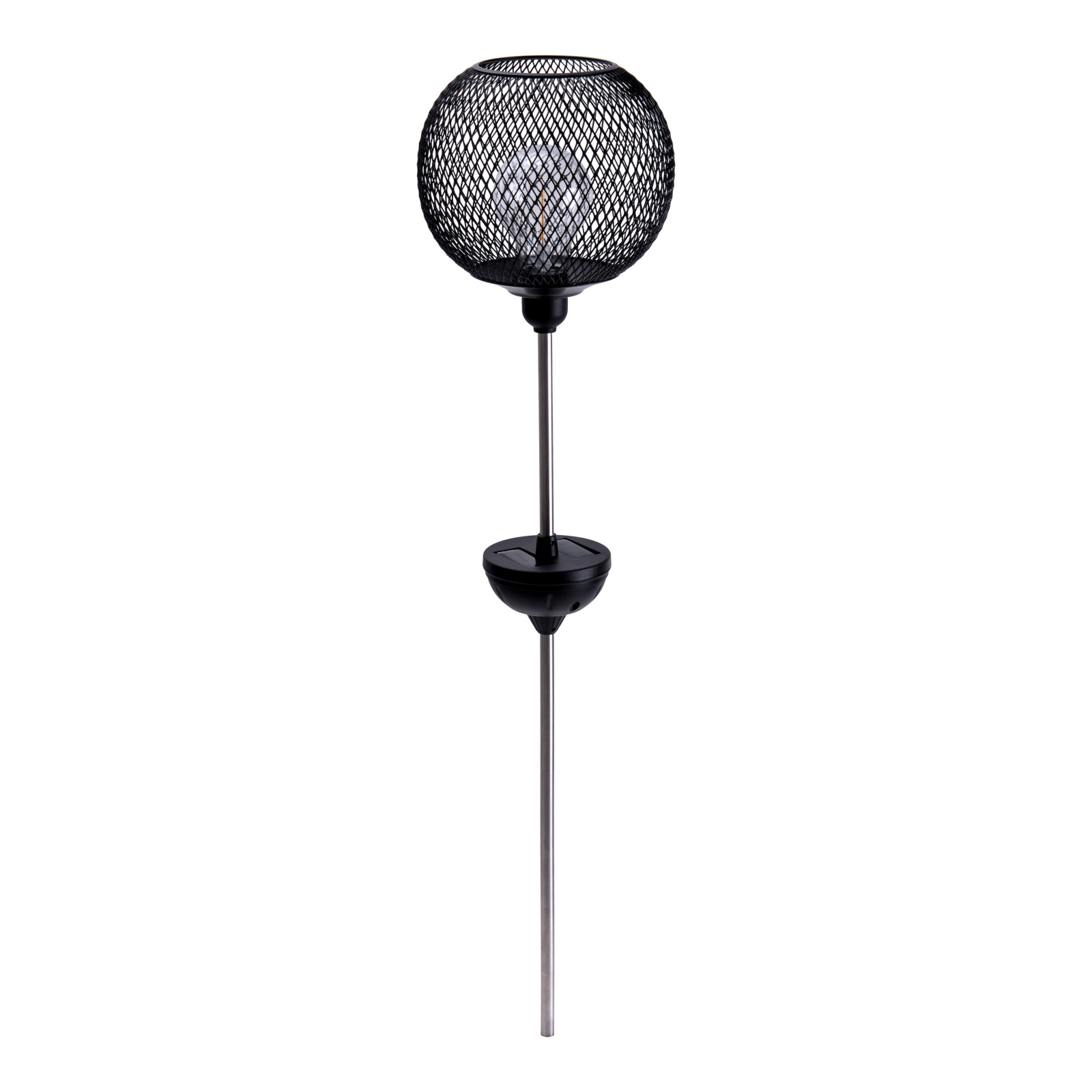 LED-Solar-Erdspieß GELI - schwarz - 85 cm