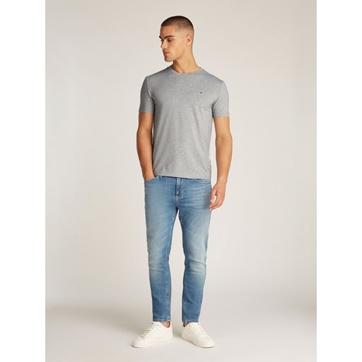 Tommy Jeans Xslim Jaspe T-shirt, Grey Htr, XL