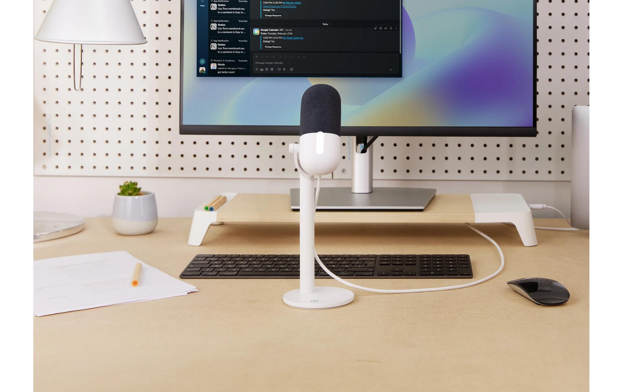 Kondensatormikrofon Wave NeoPlug & Play USB-Desktop-Mikrofon für PC oder Mac