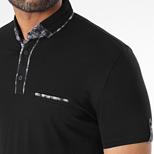 Polo Manches Courtes Noir