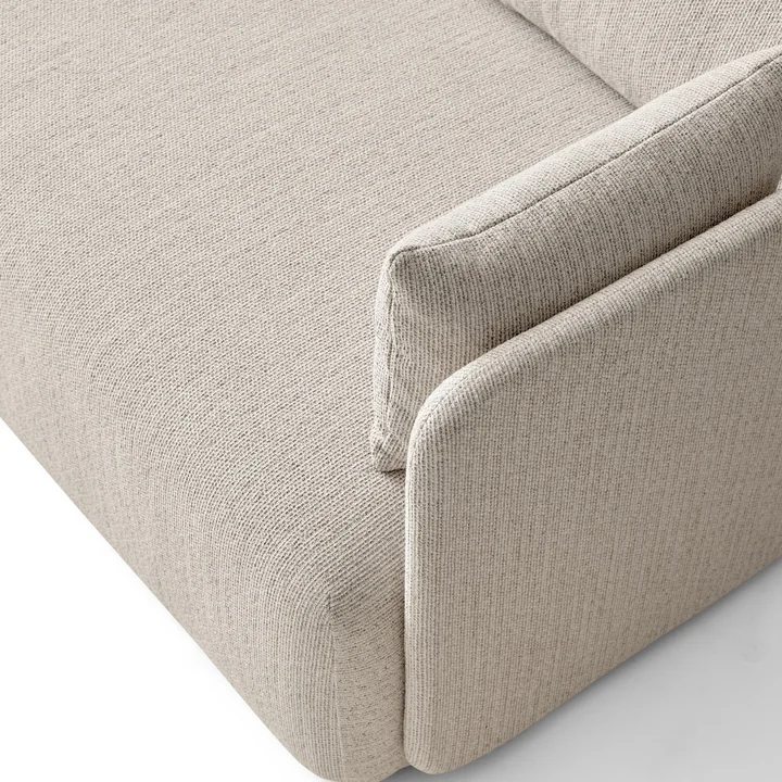 Audo - Offset Sofa, 2-Sitzer, gold (Audo Bouclé 06)